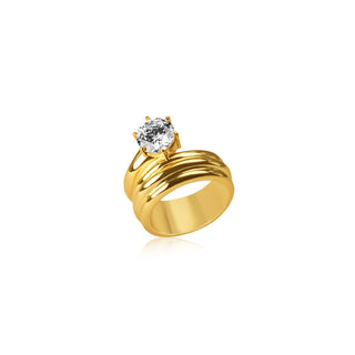 Crown Coil Ring