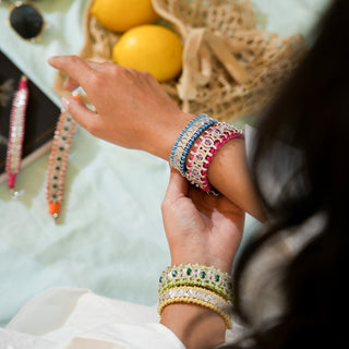 Purple Thread Bracelet