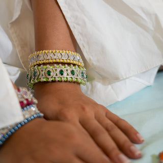 Emerald Thread Bracelet