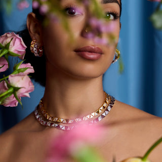 Sadaf Triangle Necklace