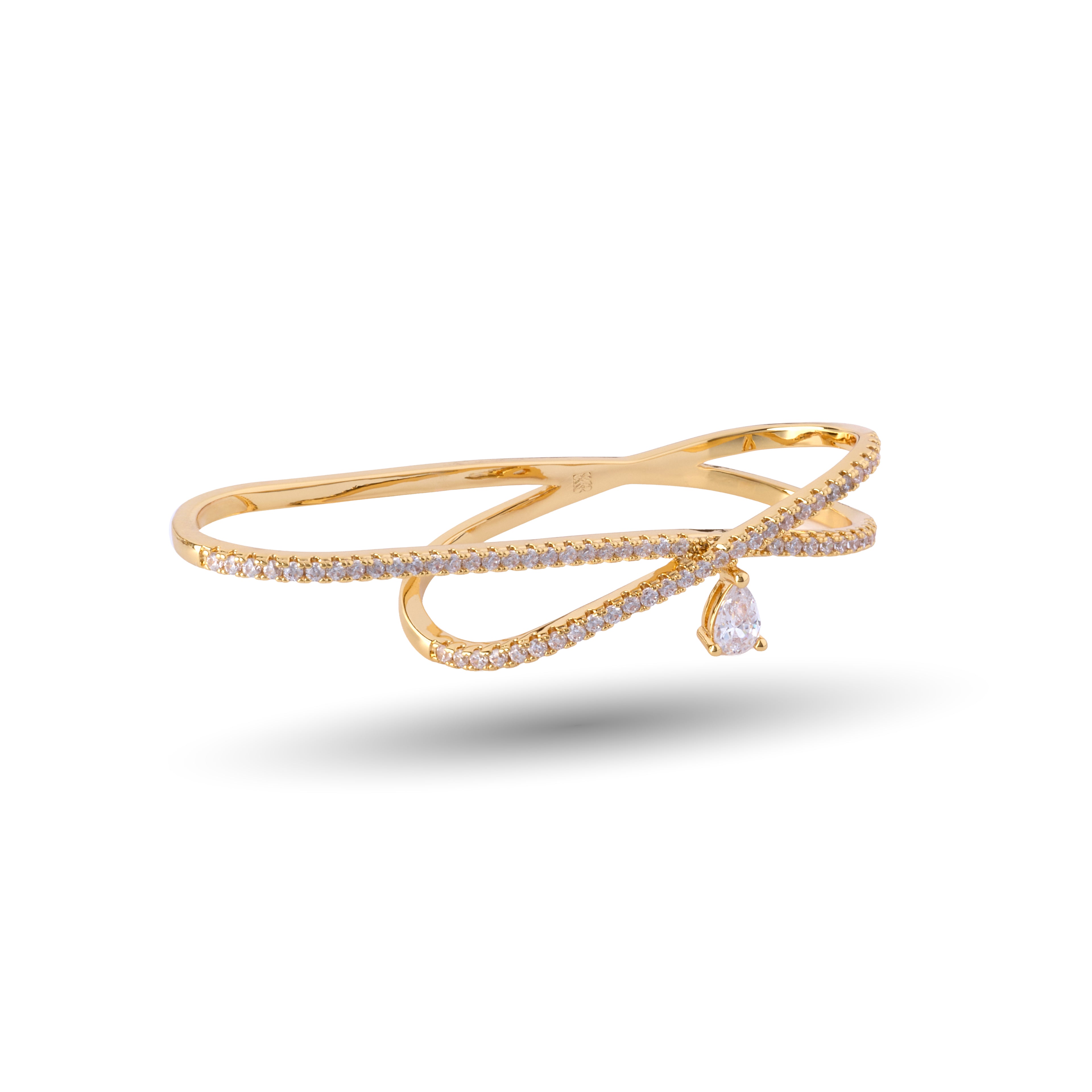 Criss Cross Shine Ring
