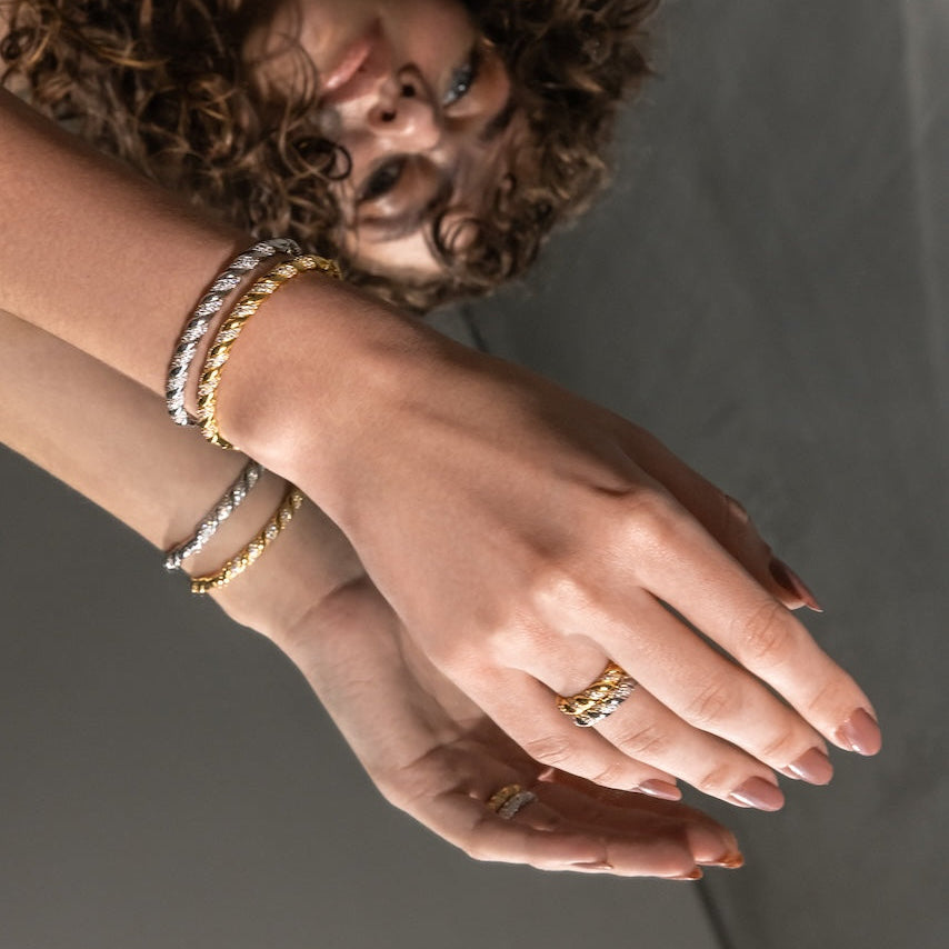 Salted & Braided Bangle