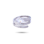 Twisted Coral Pinky Ring