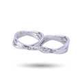 Crossed Eyes Double Ring