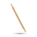 Tilted Wave Thin Bracelet