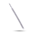 Tilted Wave Thin Bracelet