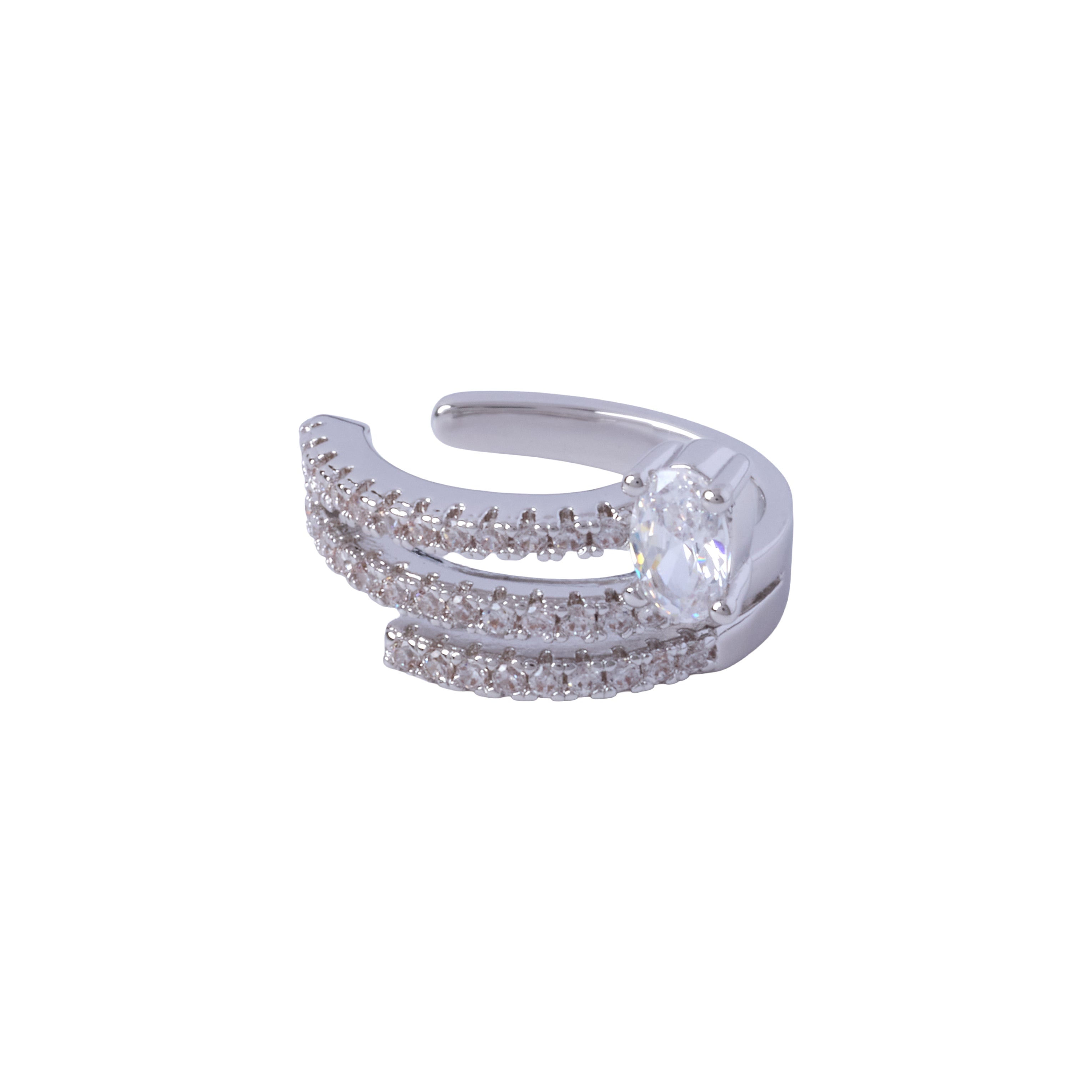 Oval Layers Earcuff