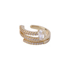 Oval Layers Earcuff