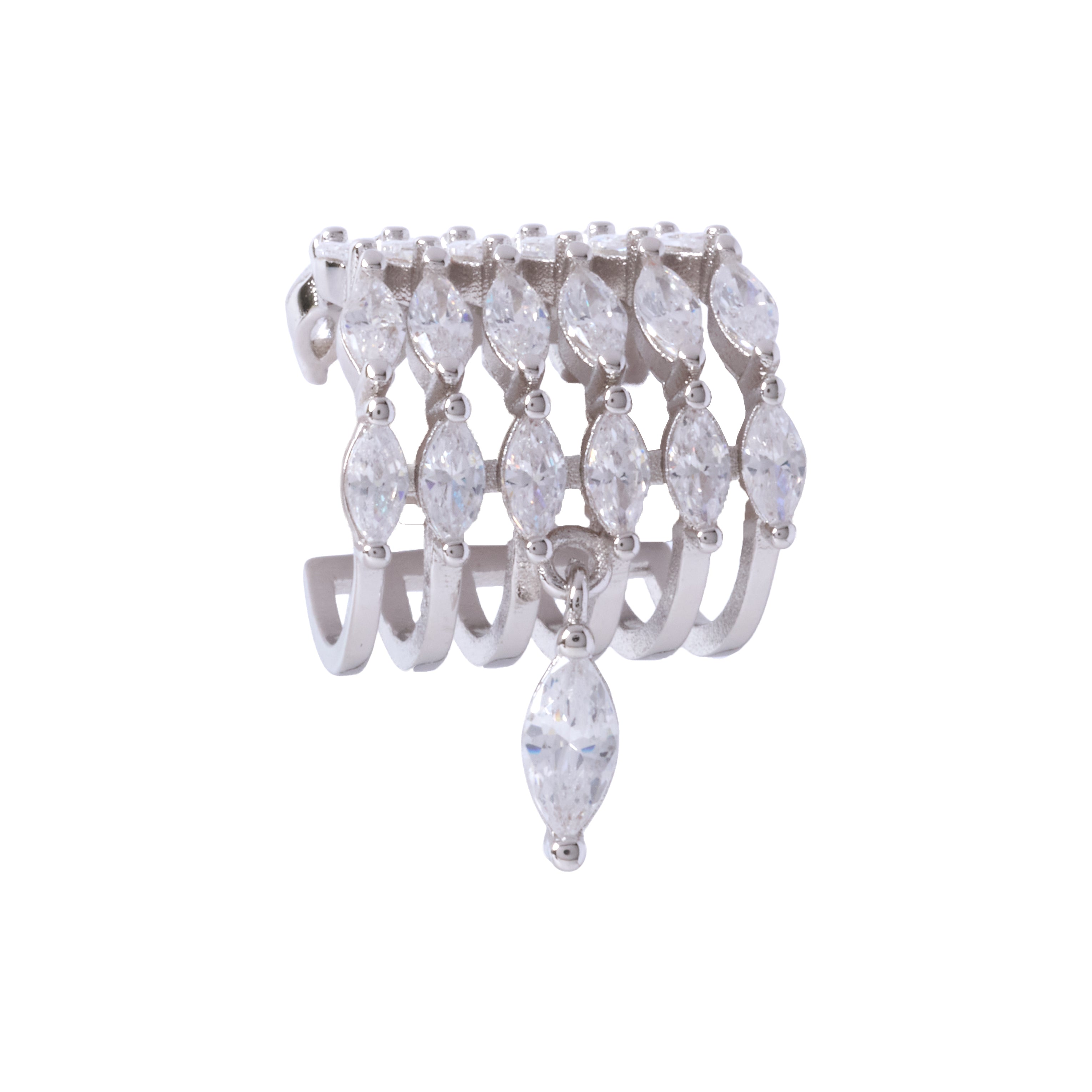 Multiple Marquise Earcuff