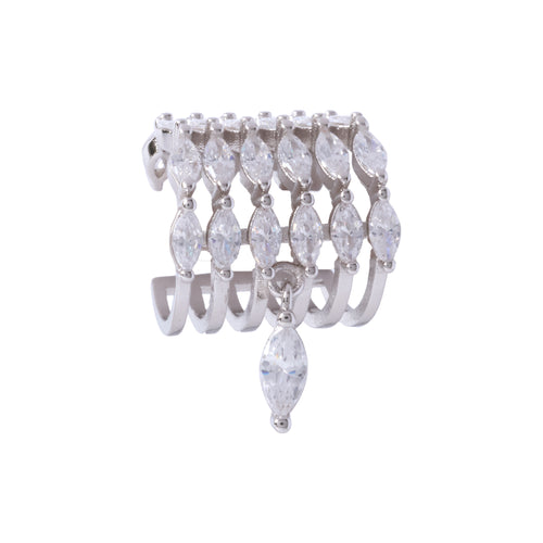 Multiple Marquise Earcuff