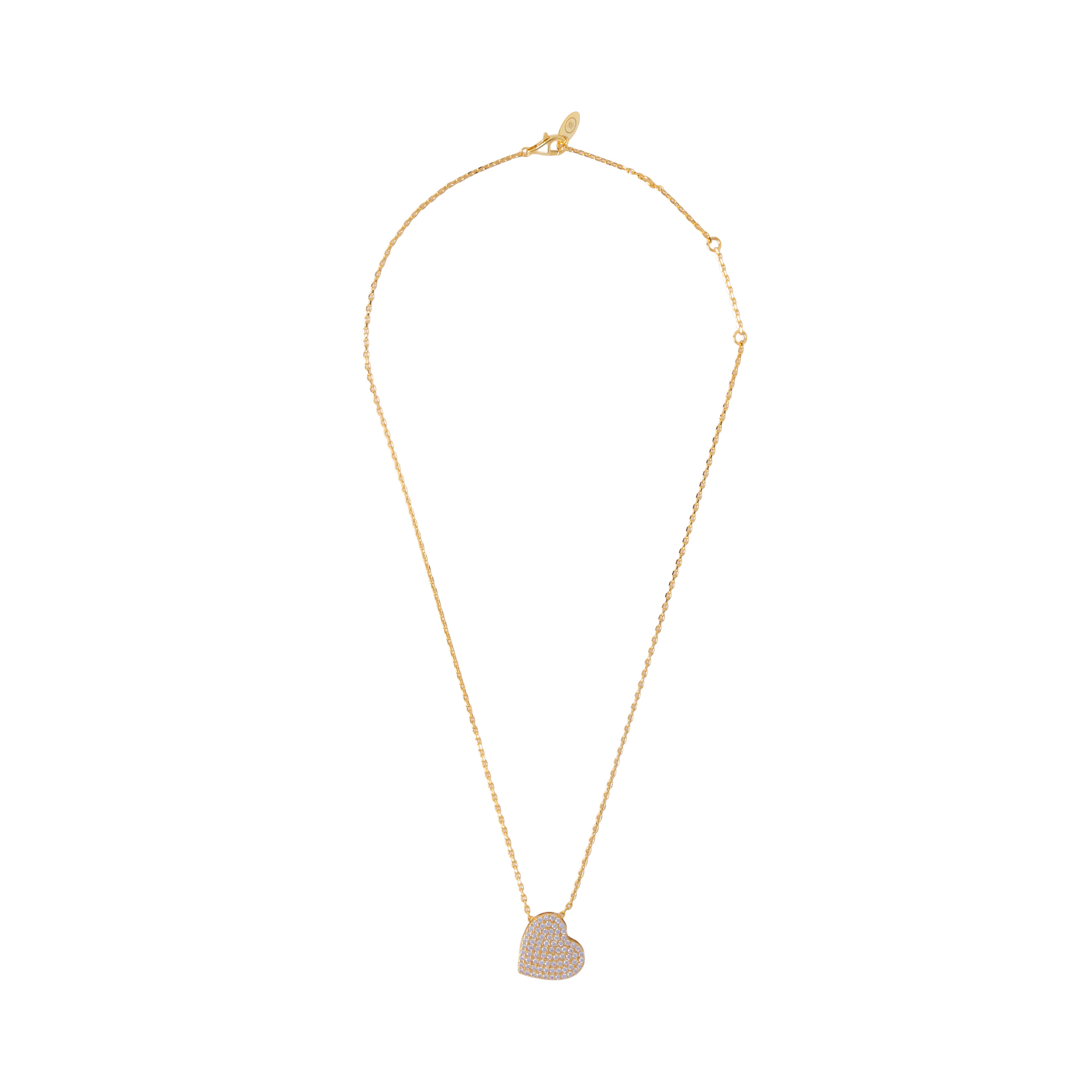 Falling Heart Necklace