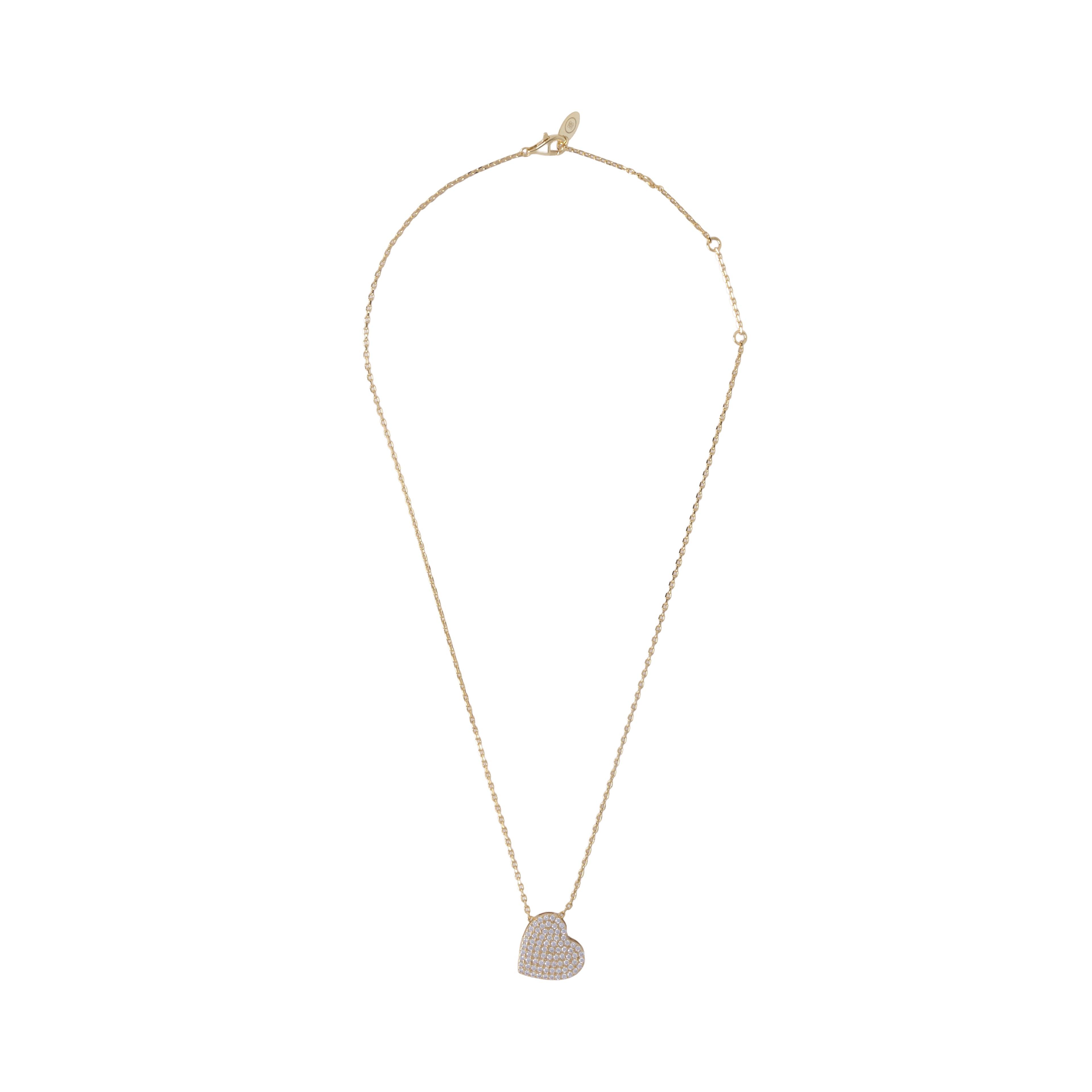Falling Heart Necklace