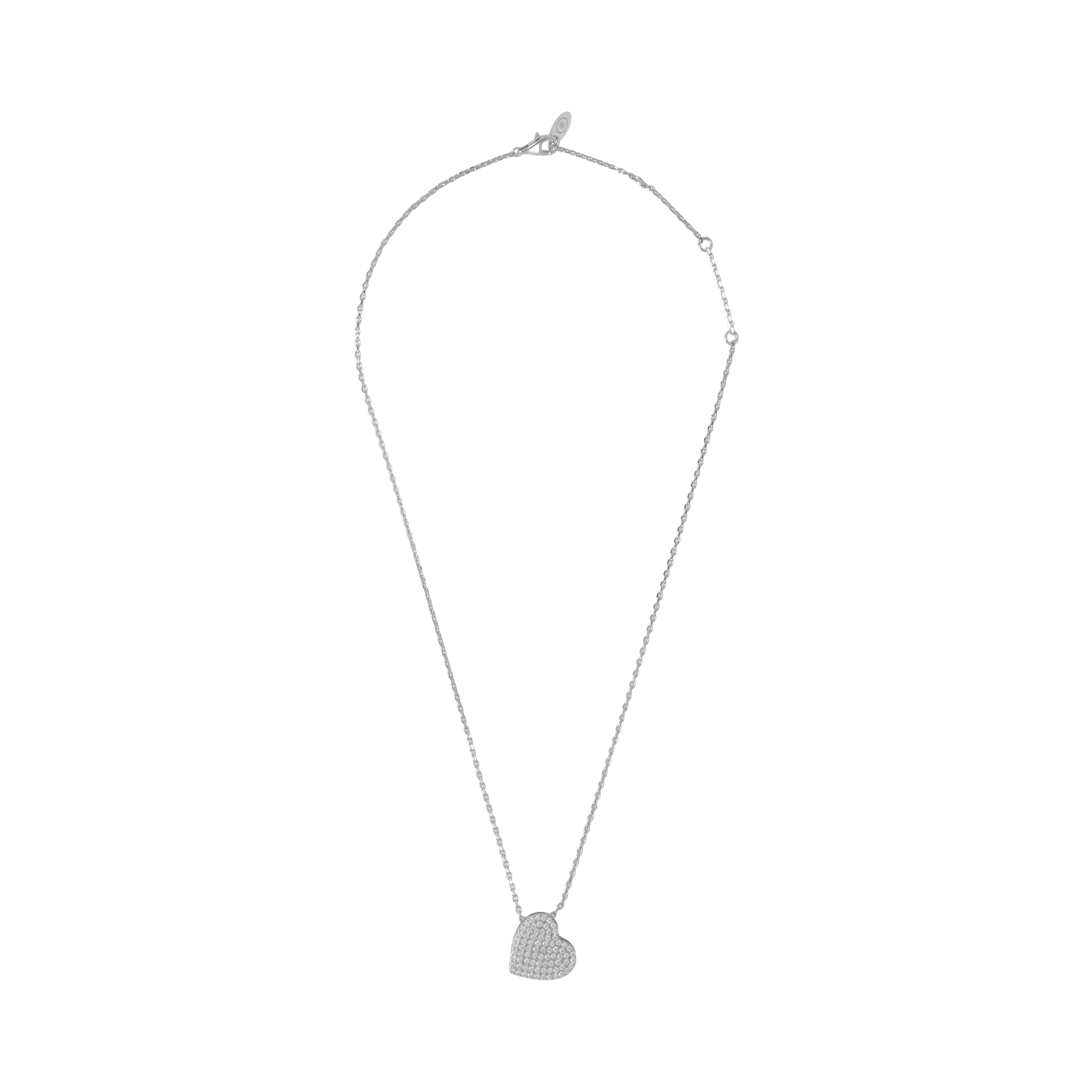 Falling Heart Necklace