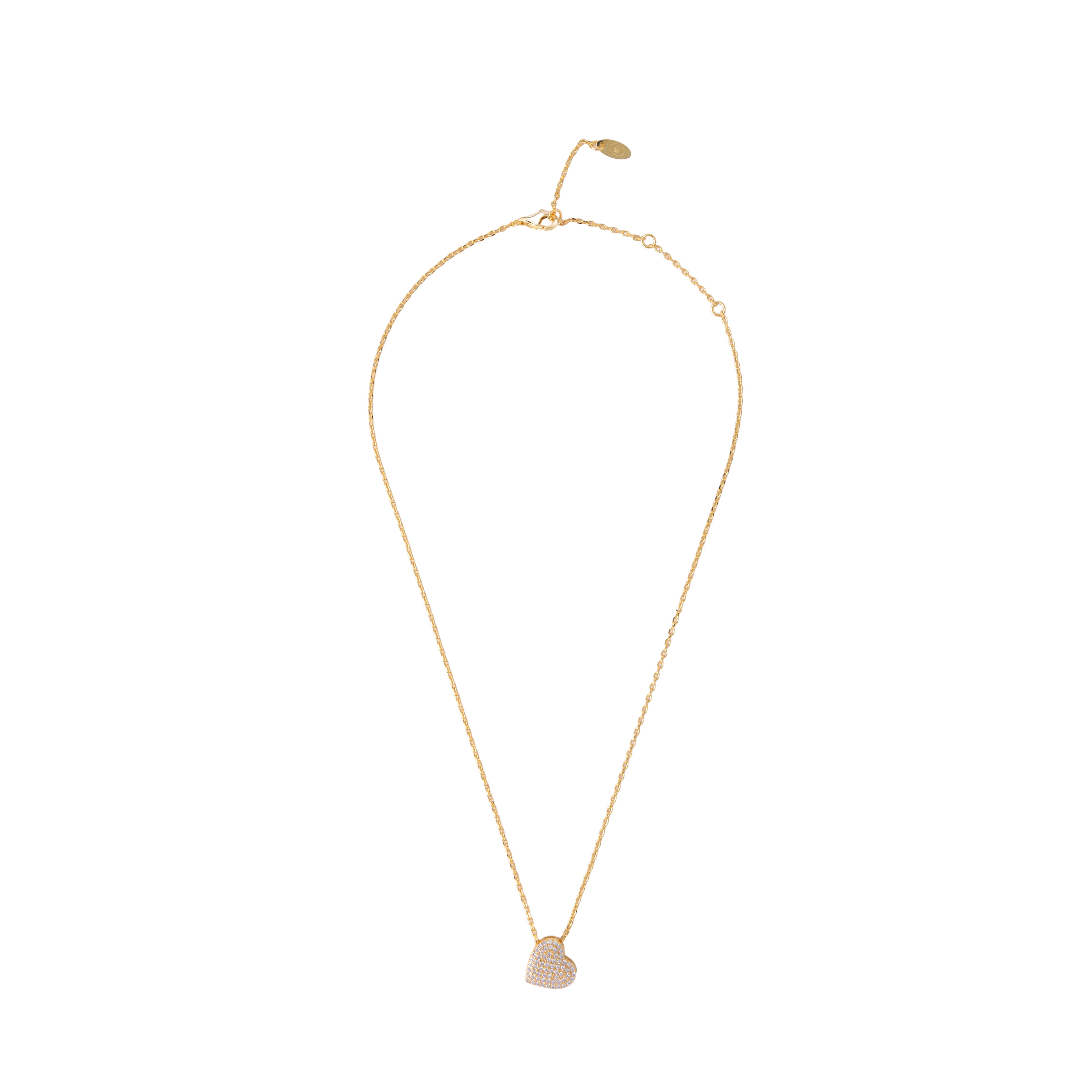 Falling Heart Necklace