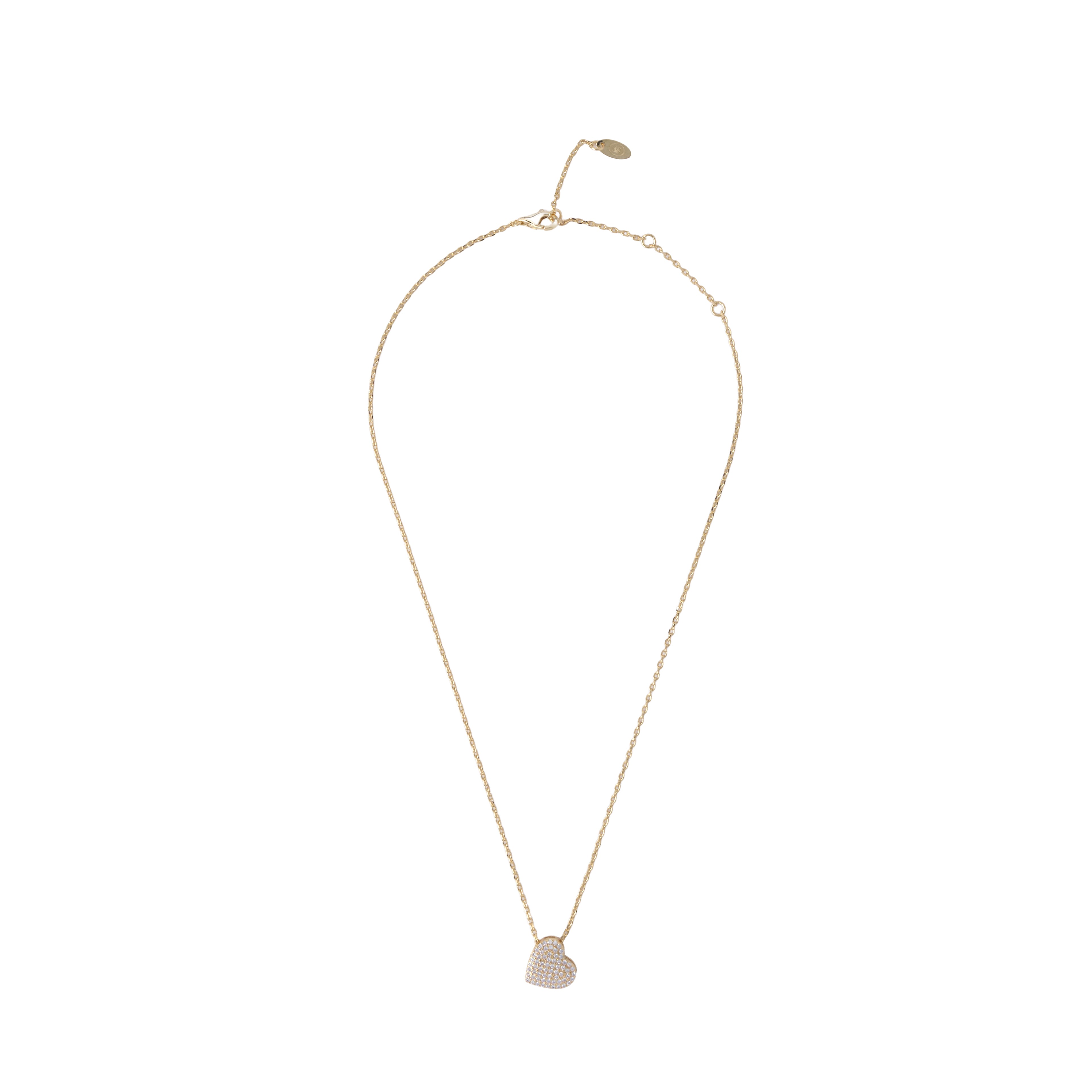 Falling Heart Necklace