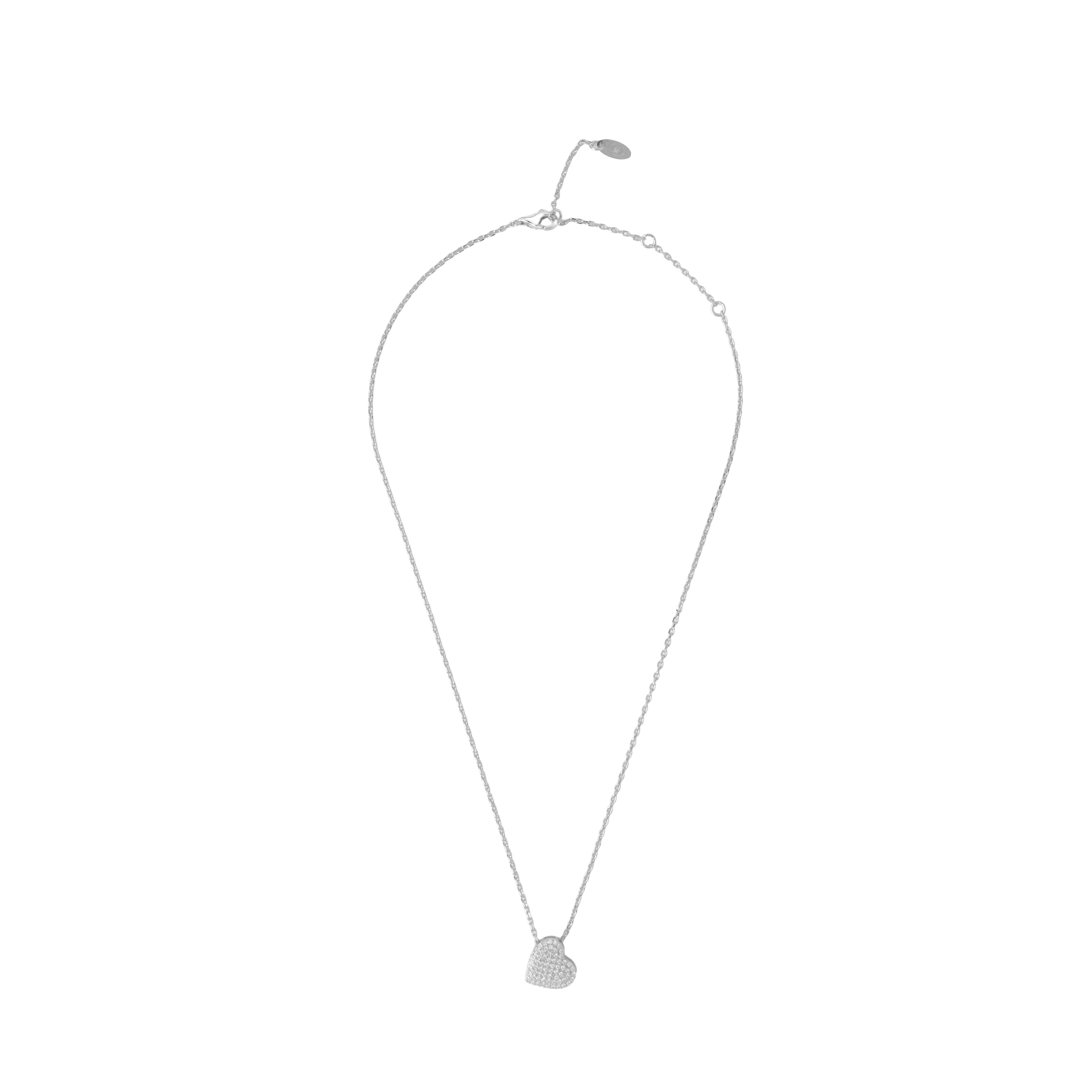 Falling Heart Necklace