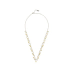 Colored Clear Stone Necklace