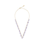 Colored Clear Stone Necklace
