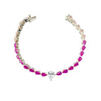 Ombre Almond Tennis Bracelet