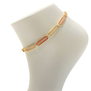 Red Link Anklet