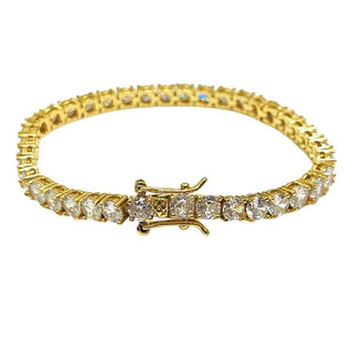 Gold Tennis Bracelet