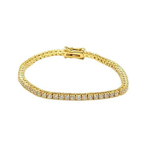 Gold Tennis Bracelet