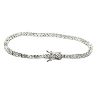 Silver Tennis Bracelet