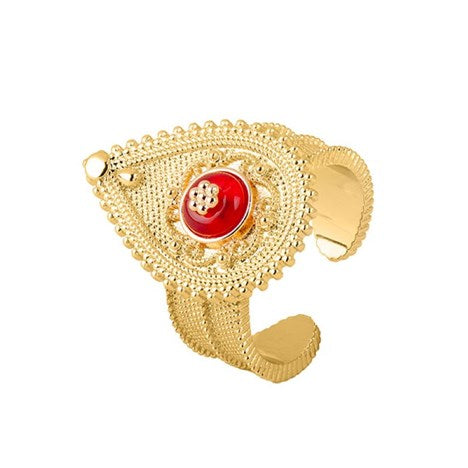 Golden Raindrop Ring