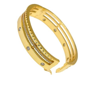 Golden Triad Bangle