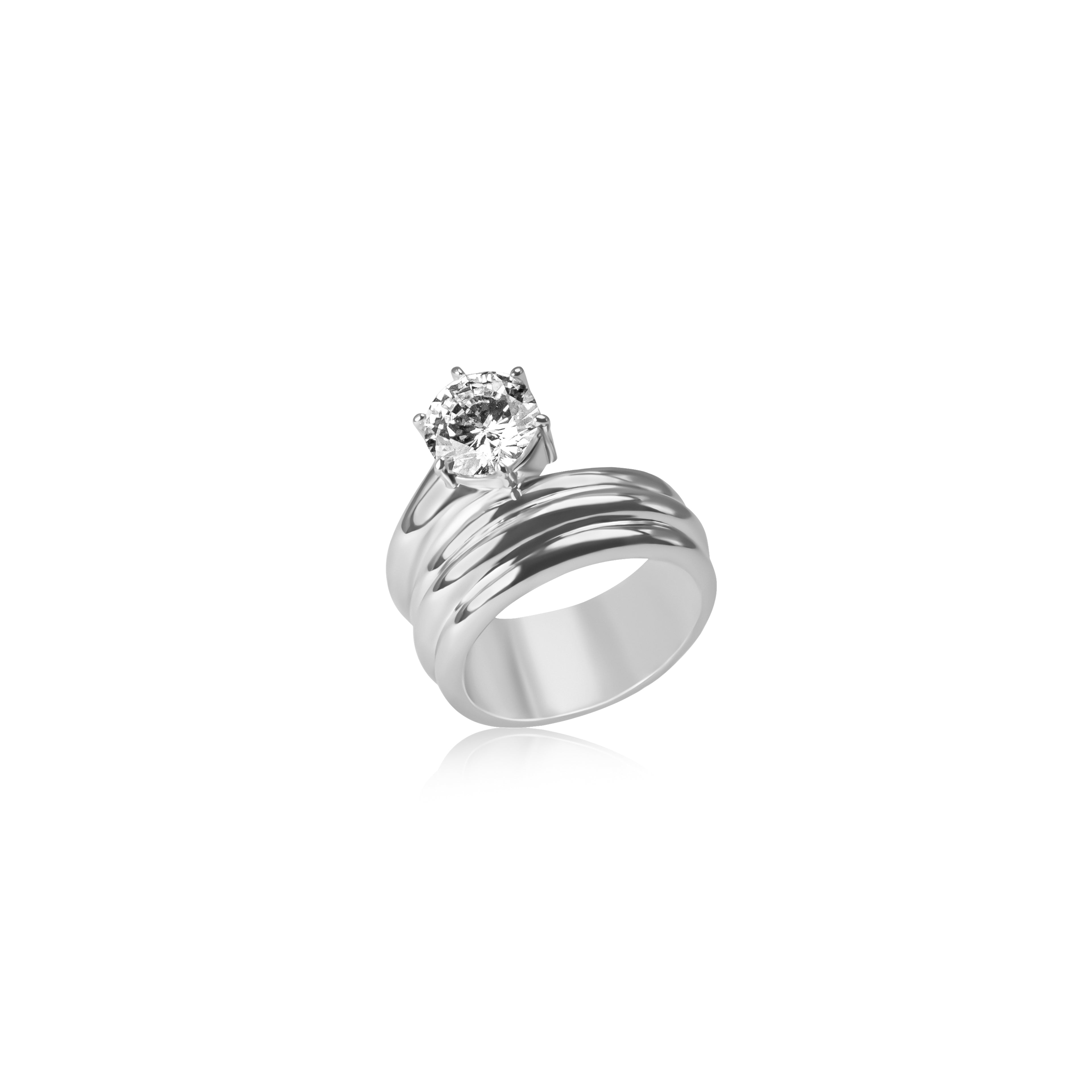Crown Coil Ring