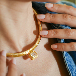Radiant Cube Necklace