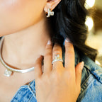 Radiant Cube Ring