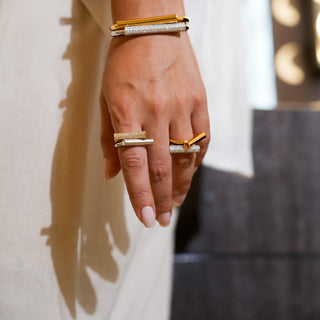 Bar Line Ring Plain