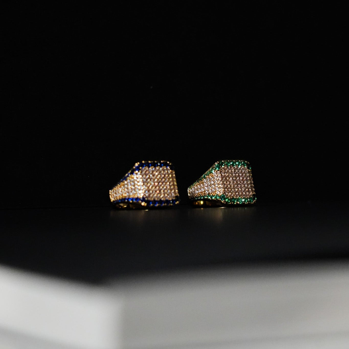 Navy Night Ring