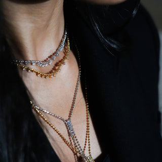 Noura Drop Short Necklace