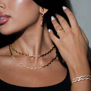 Lace Zircon Necklace