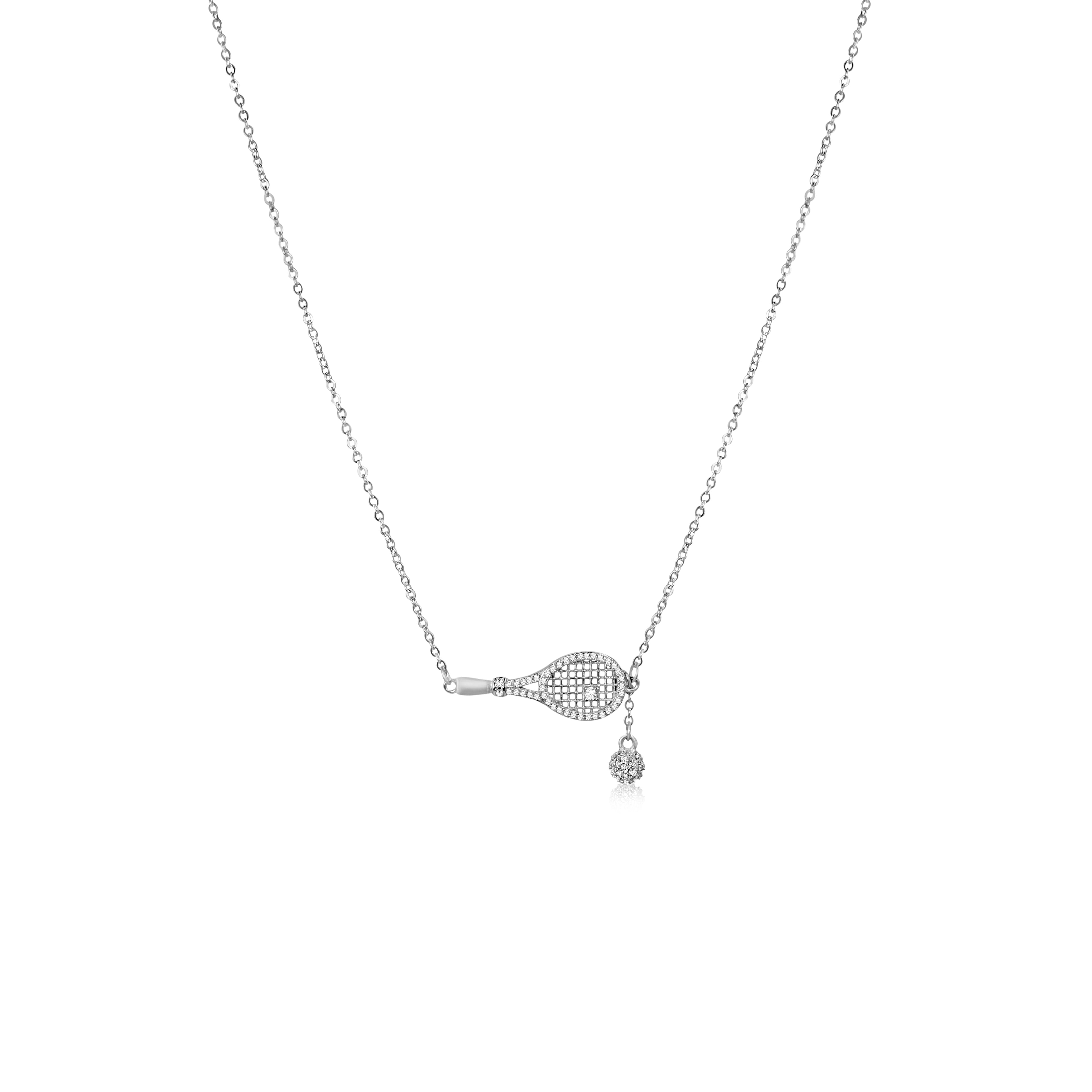 Tennis Racket Necklace