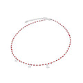 Red Enamel Star Necklace