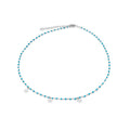 Blue Enamel Star Necklace