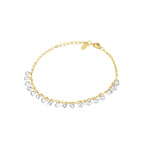 Heart Clear Stone Bracelet