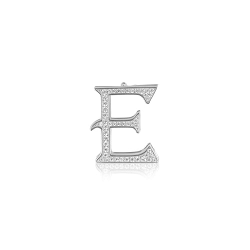 "E" Letter Charm