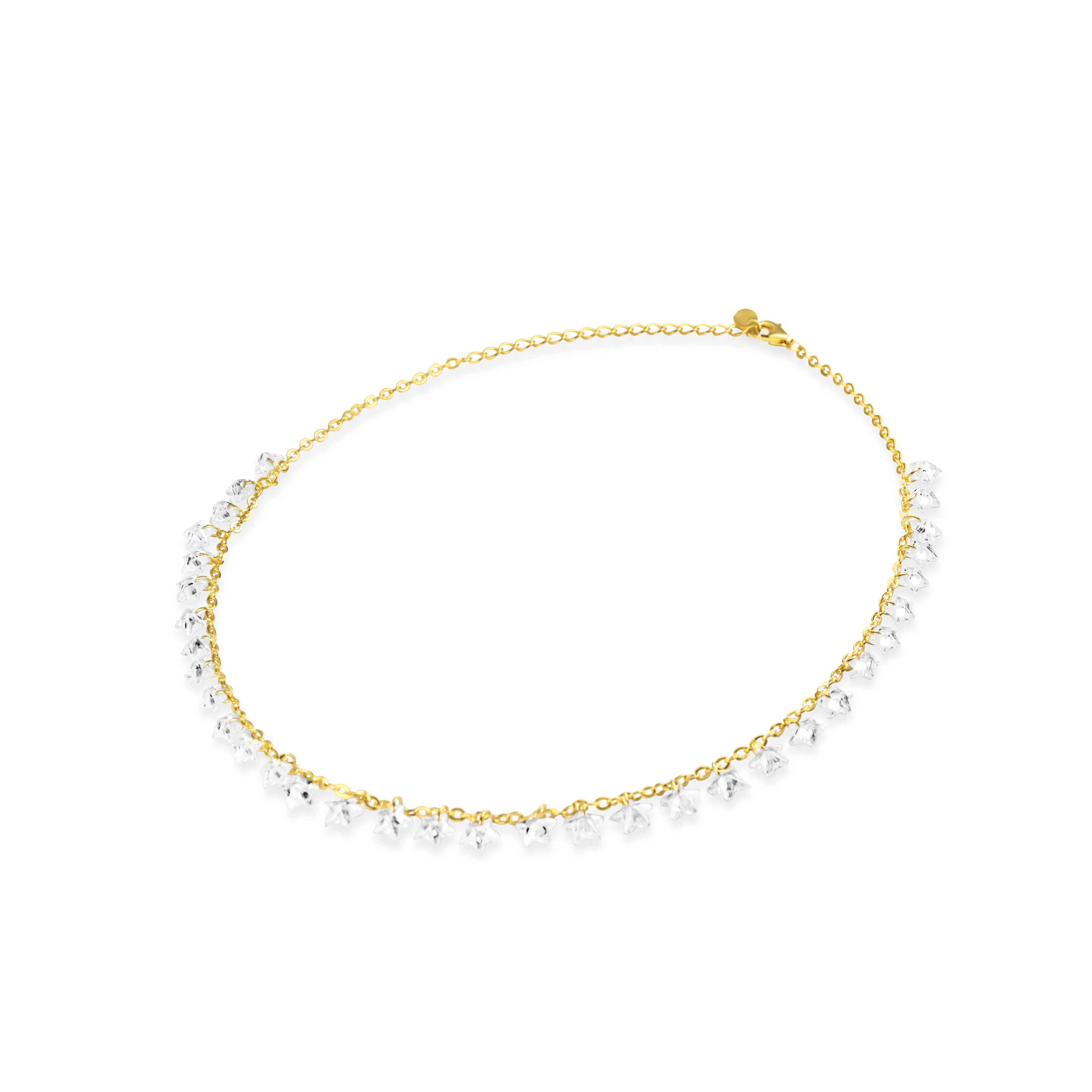 Star Clear Stone Necklace