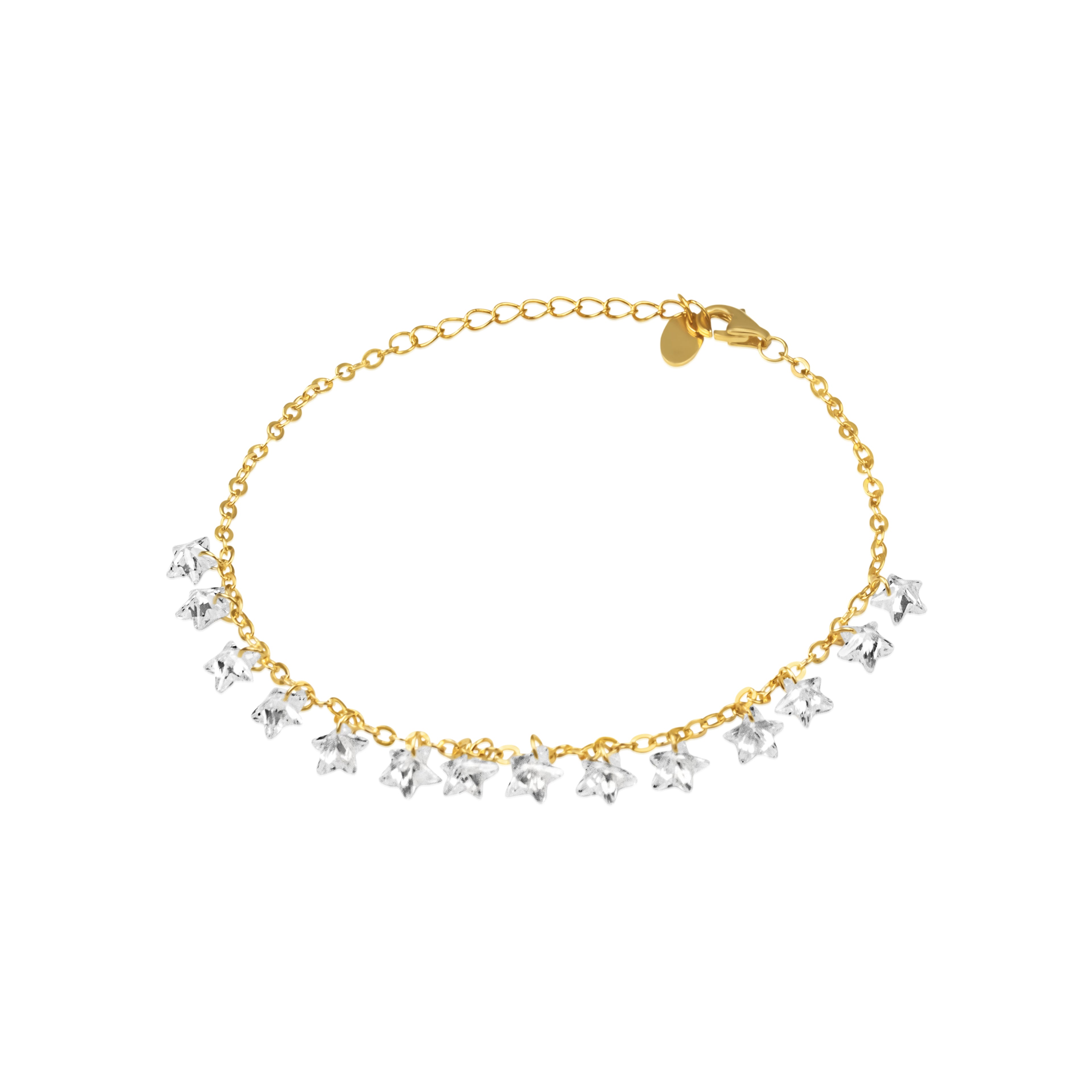 Star Clear Stone Bracelet