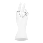 Clear Stone Double Ring