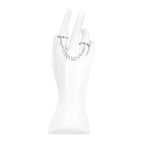 Clear Stone Double Ring