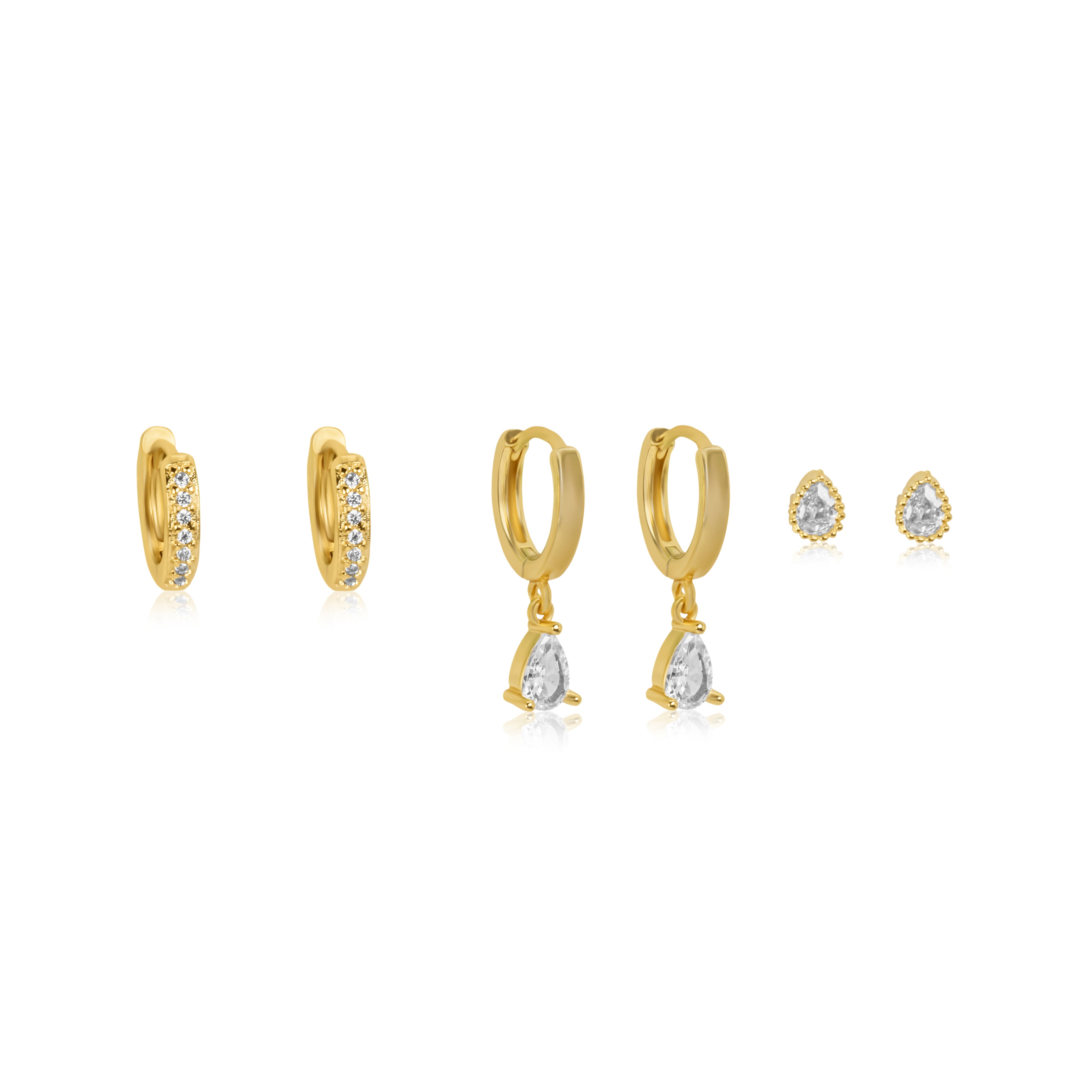 Crystal Teardrop Set