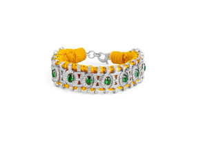 Emerald Thread Bracelet