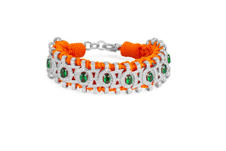 Emerald Thread Bracelet