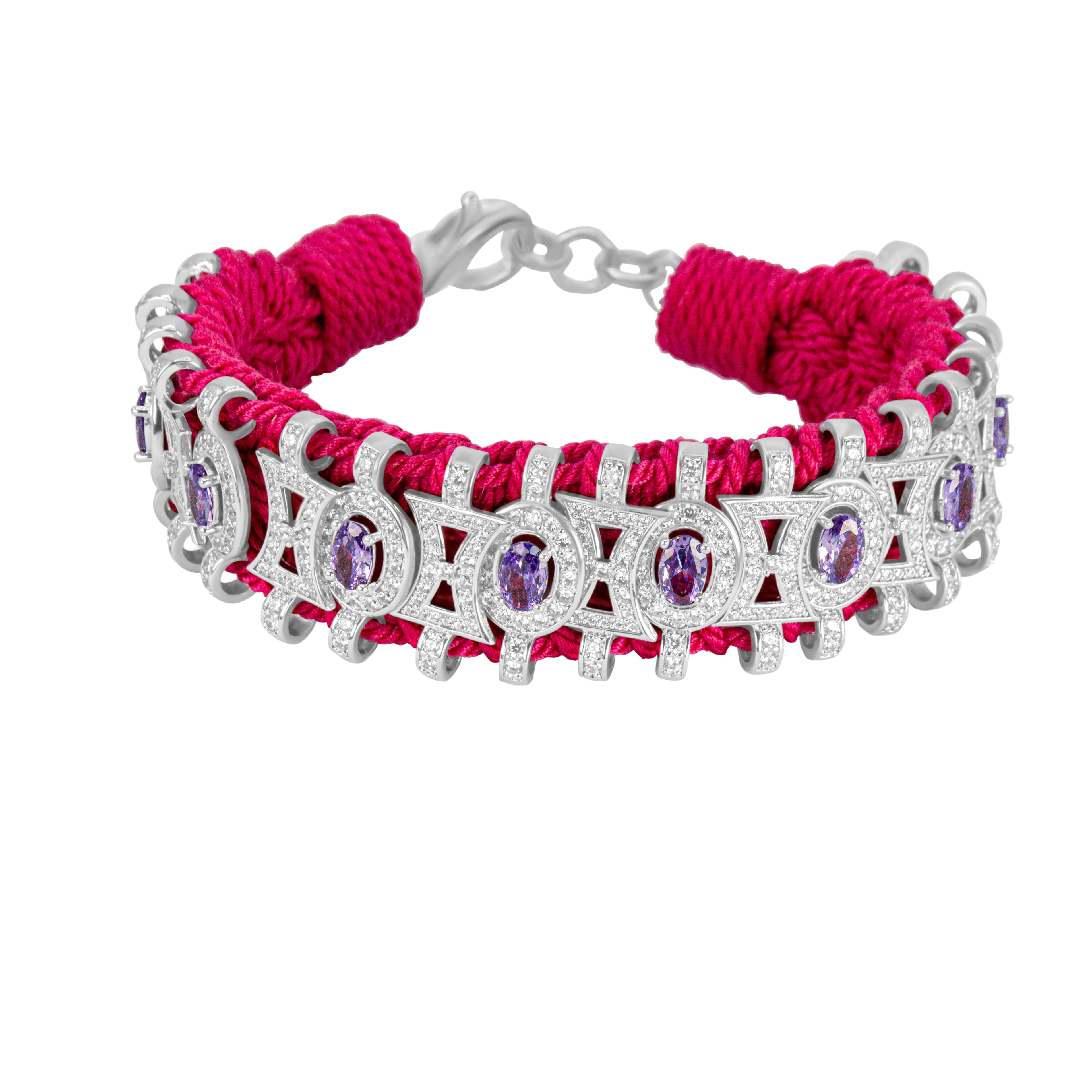 Purple Thread Bracelet