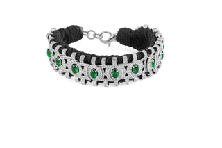 Emerald Thread Bracelet